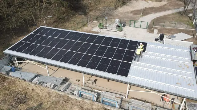 Hala produkcyjna Jaworzno — instalacja fotowoltaiczna 33 kWp na dachu
